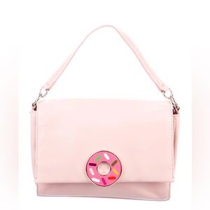 Kate Spade Darcel Tobyn Pink Leather Donut Crossbody Bag - like new